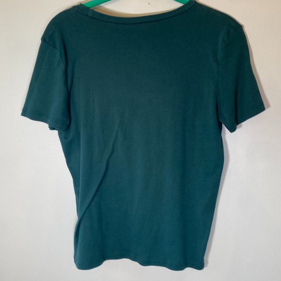 American Eagle Green Crew Neck T-Shirt - Picture 3 of 5